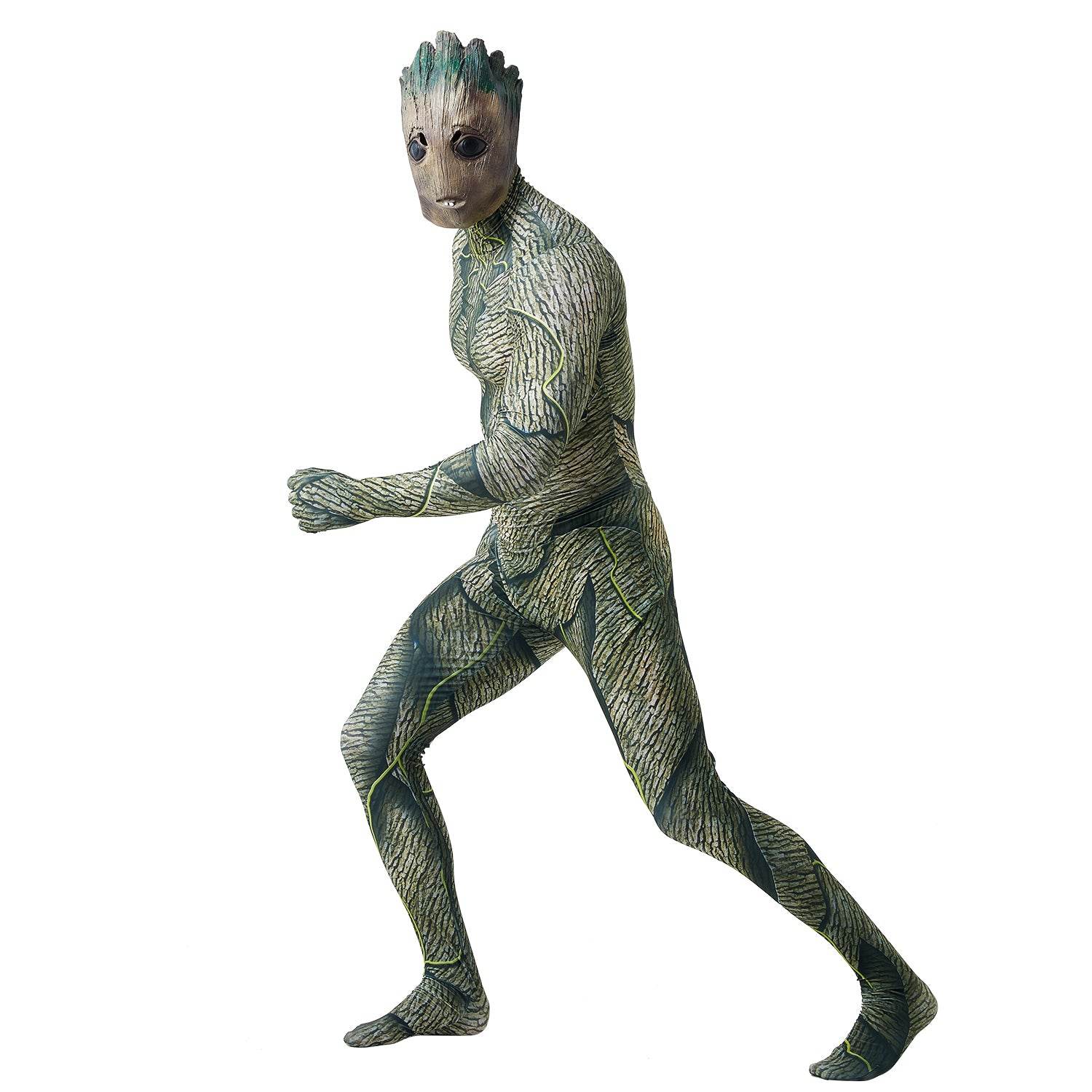 Groot Cosplay Costume Jumpsuit Zentai Party Carnival - Ecosfun