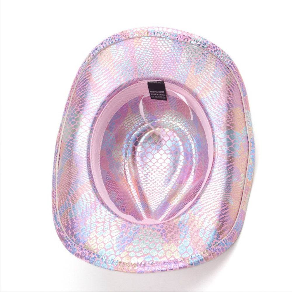 Western cowboy hat men's retro sequined Party dance - Ecosfun