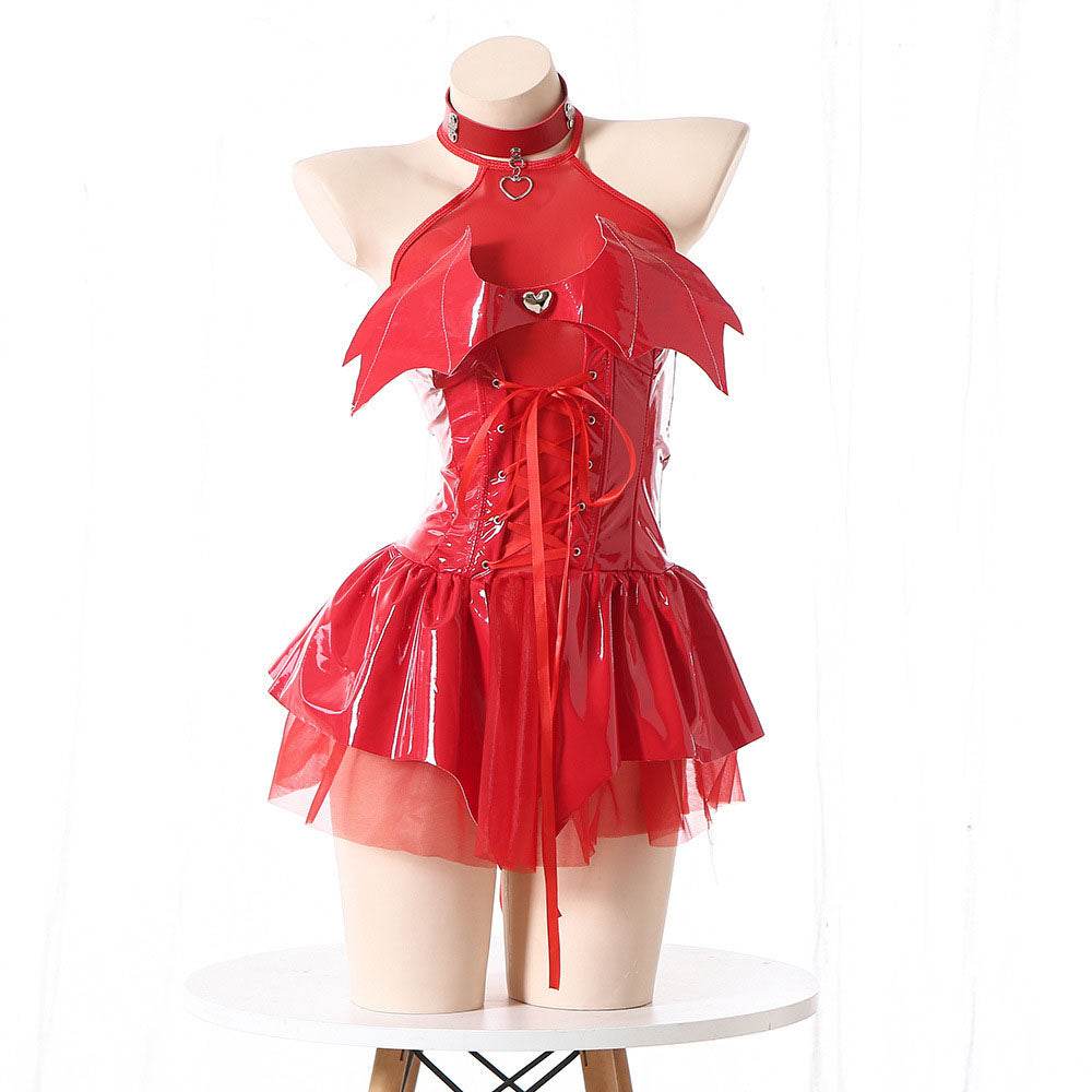 Witch Cosplay Costume Female Little Devil Perspective Skirt - Ecosfun