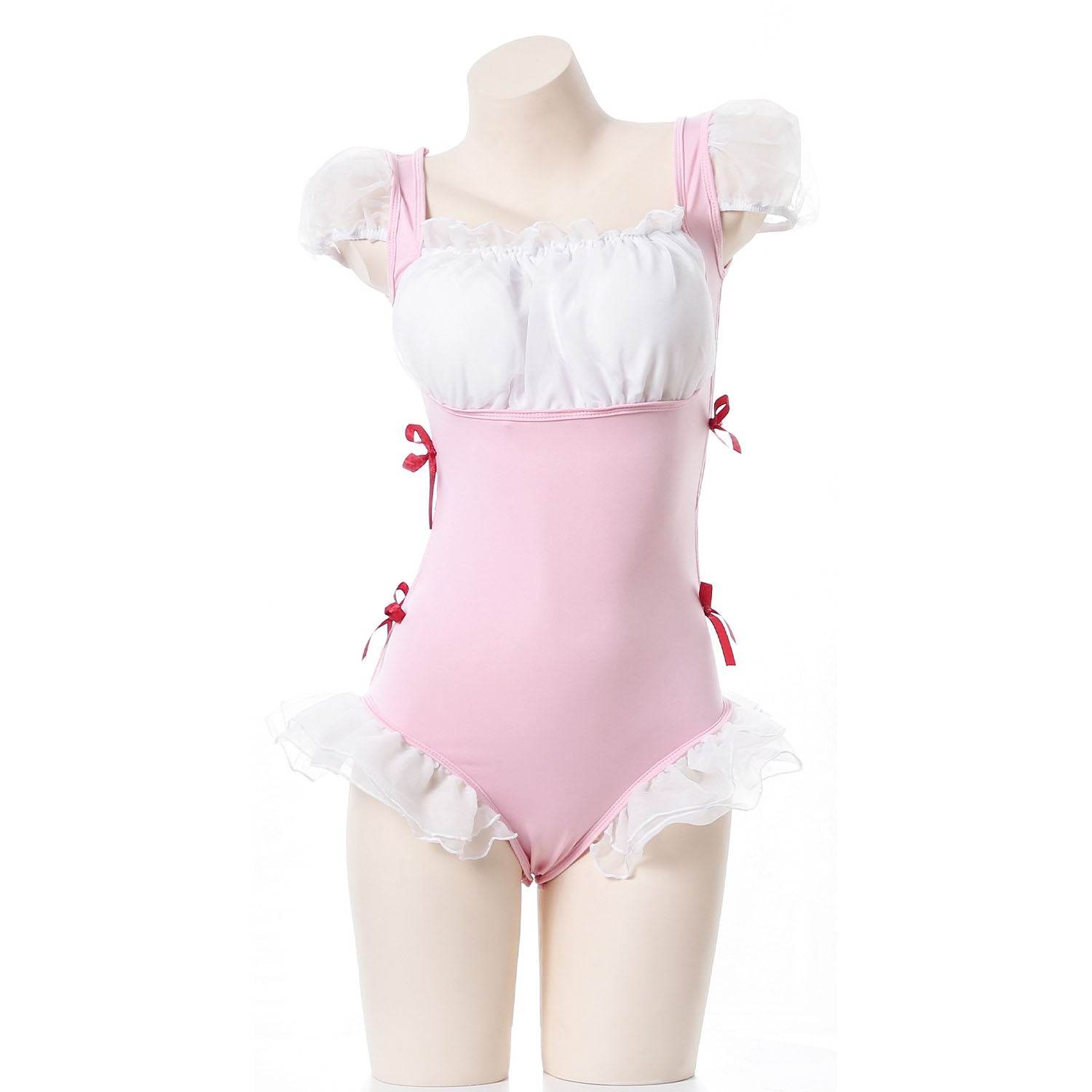 Lotus Leaf One-Piece Princess Maid Uniform Suit - Ecosfun
