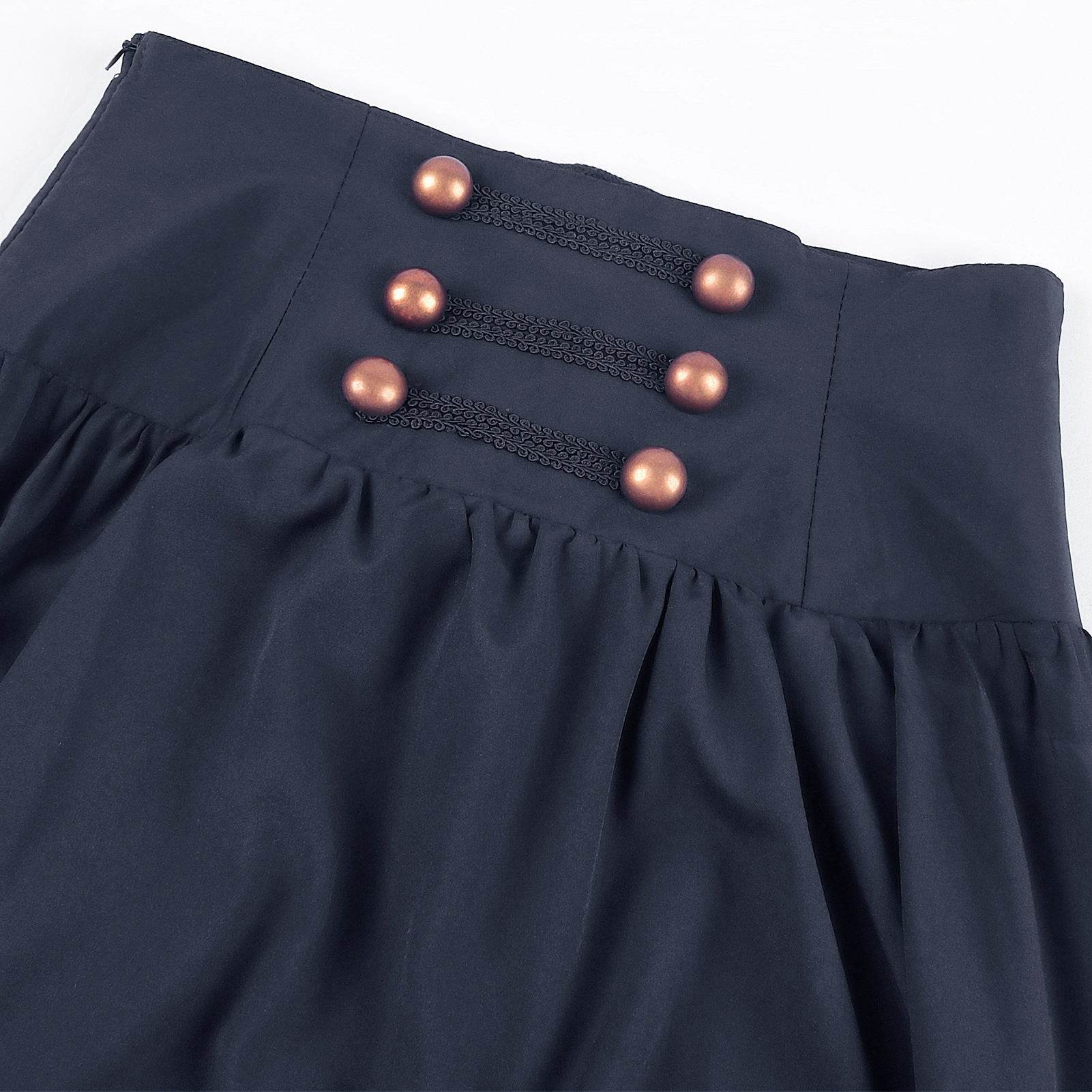 Medieval Women's Retro Style Waist Dance Skirt Dress - Ecosfun