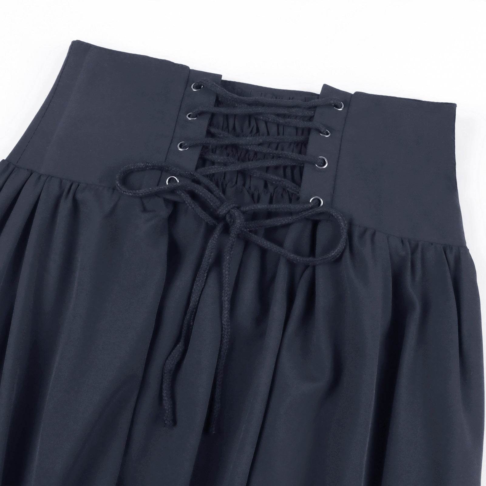 Medieval Women's Retro Style Waist Dance Skirt Dress - Ecosfun