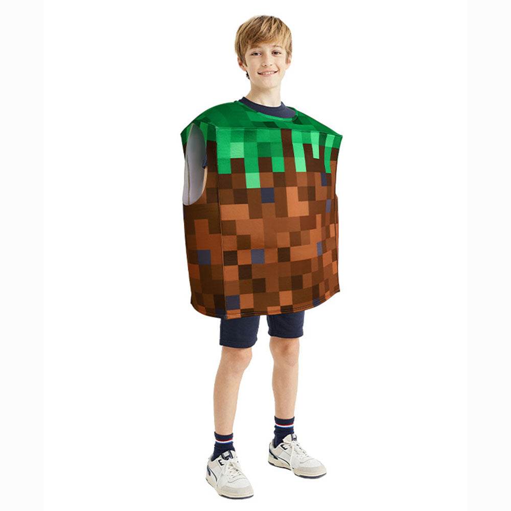 Minecraft Steve Costume for Kids Halloween - Ecosfun