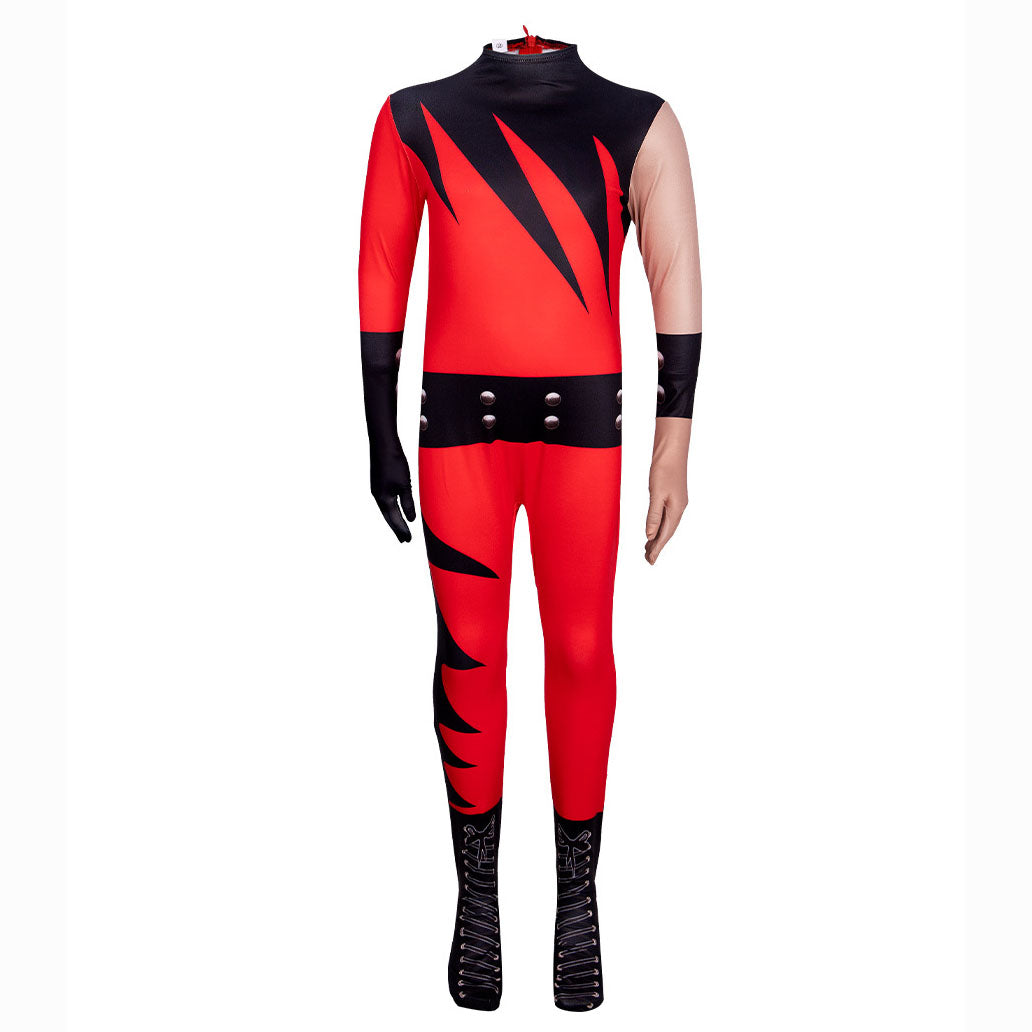 Costume de cosplay combinaison du catcheur WWE Kane pour enfants