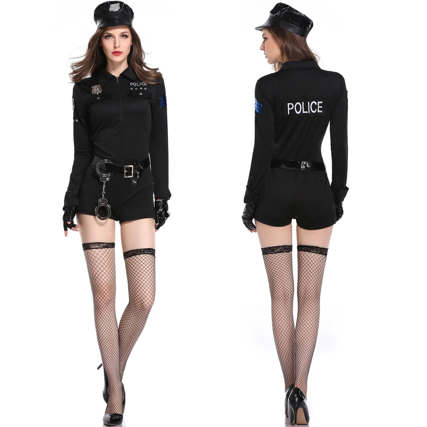 Cop Police Party Halloween Costume For Women