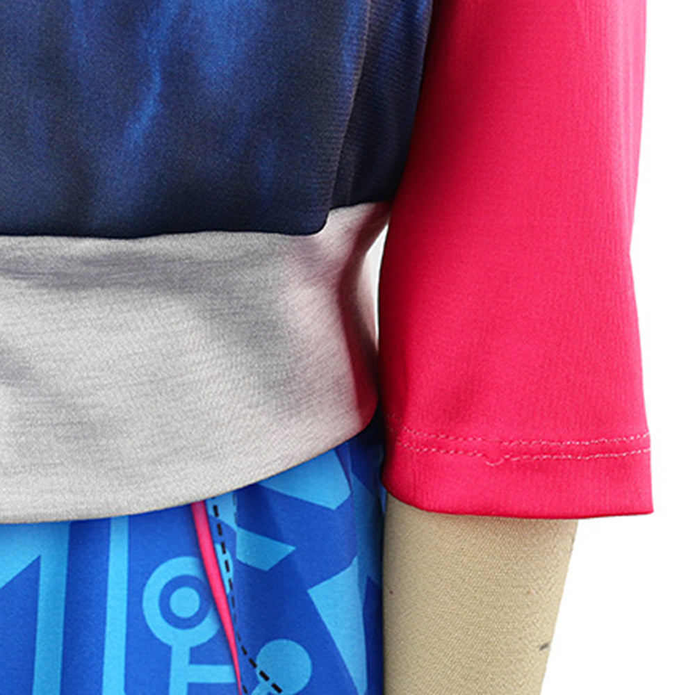 Costume Zombies 4 Addison pour filles enfants tenue de pom-pom girl 3PCS Halloween