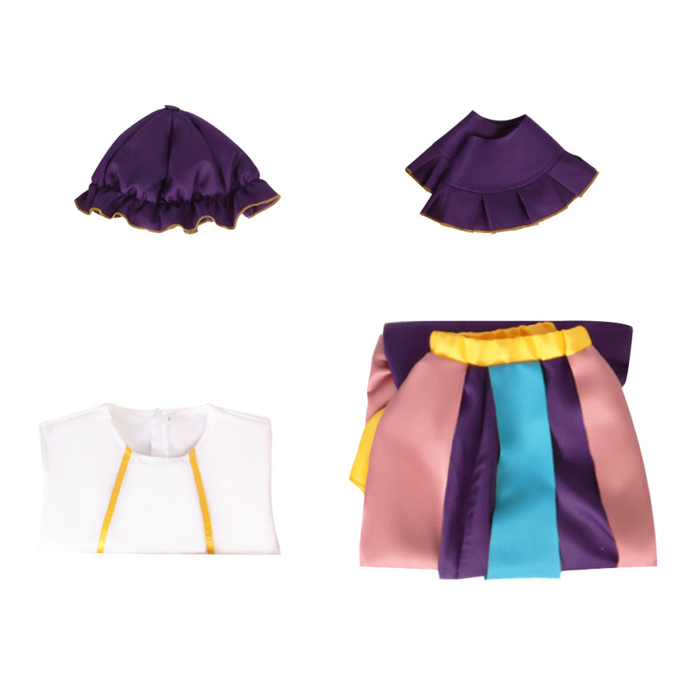 Chapeau de costume Mme. Potts pour filles Costume de théière La Belle et la Bête Robe Costume Halloween