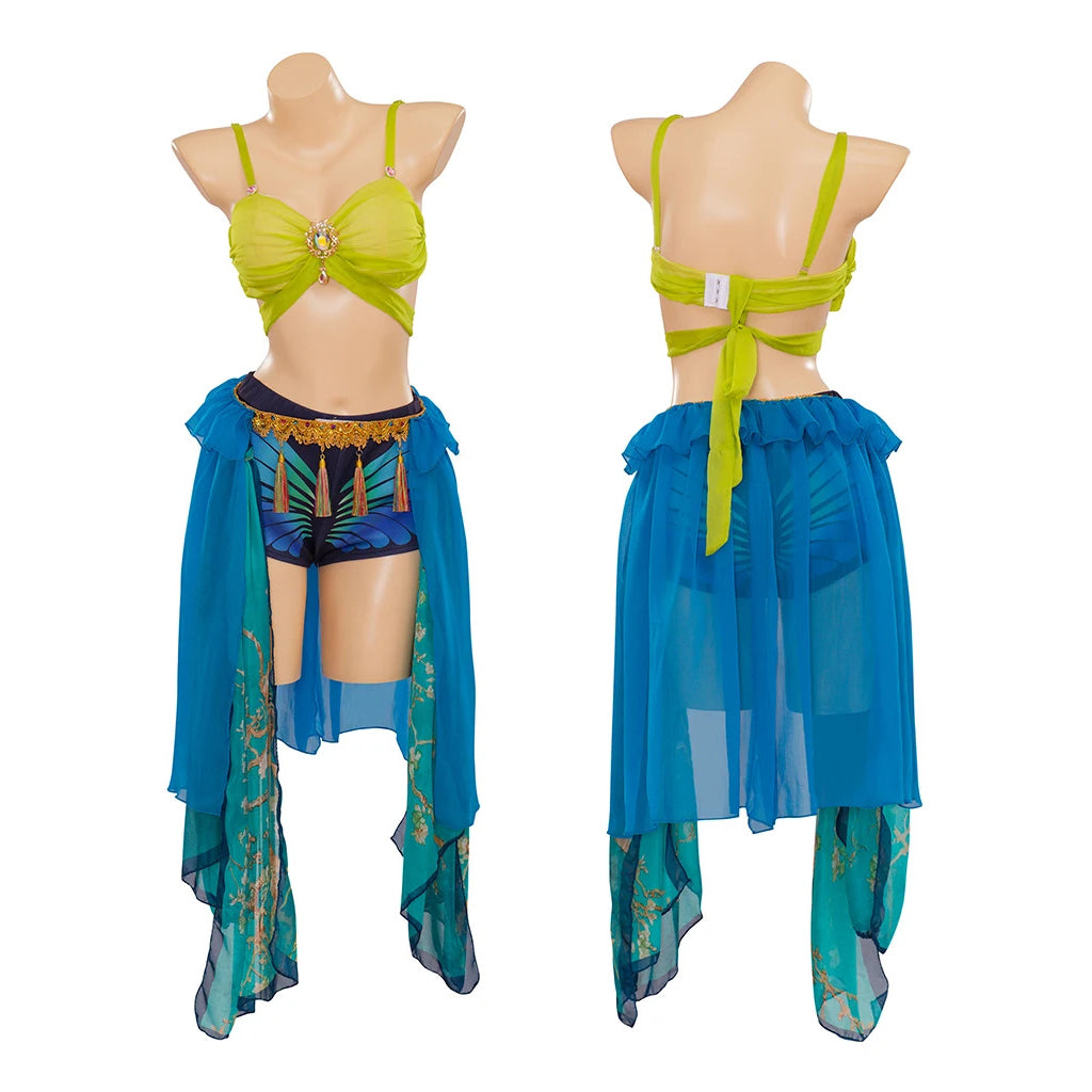 Costume Dreamcosplay Britney Spears Esclave 4 U pour scène Halloween