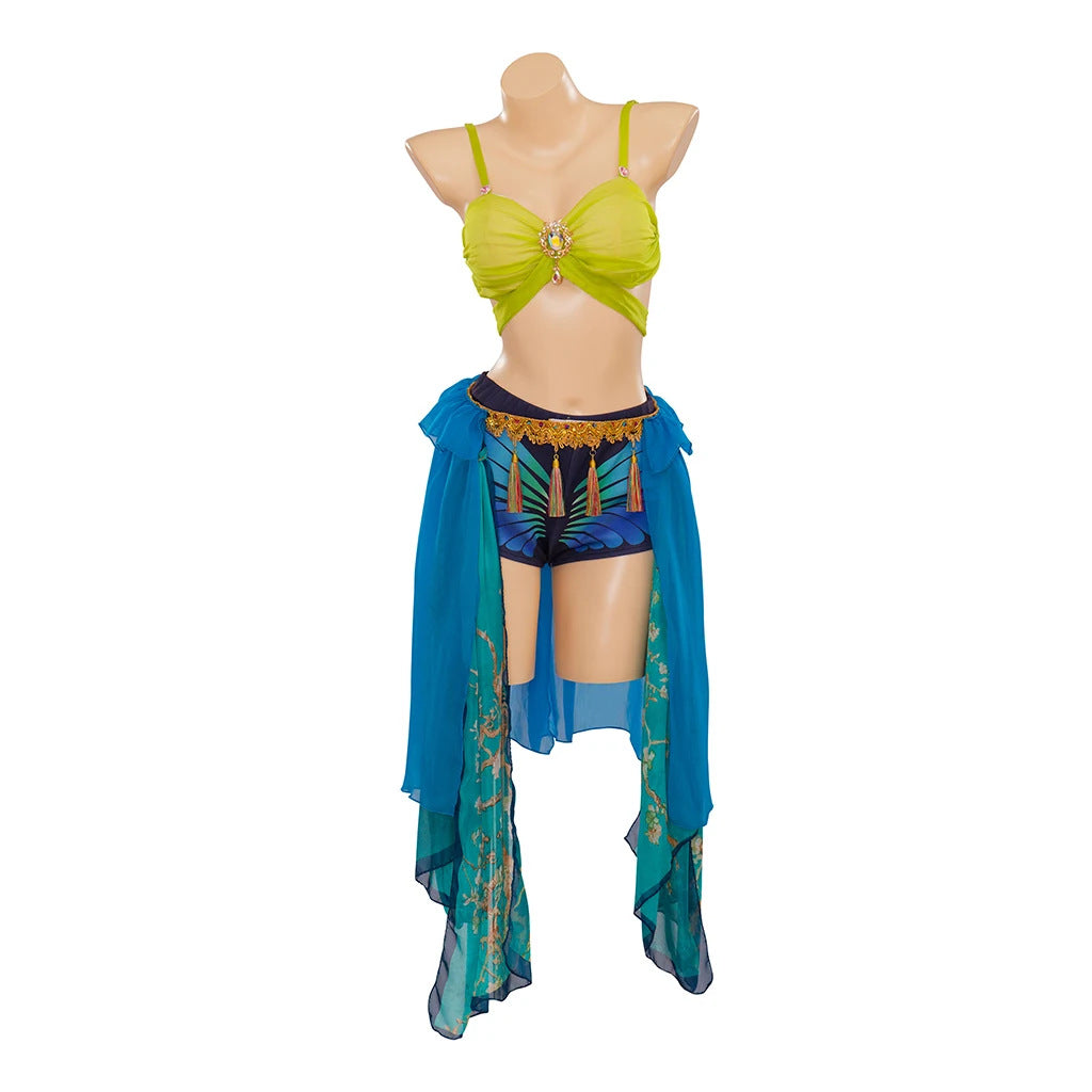 Costume Dreamcosplay Britney Spears Esclave 4 U pour scène Halloween