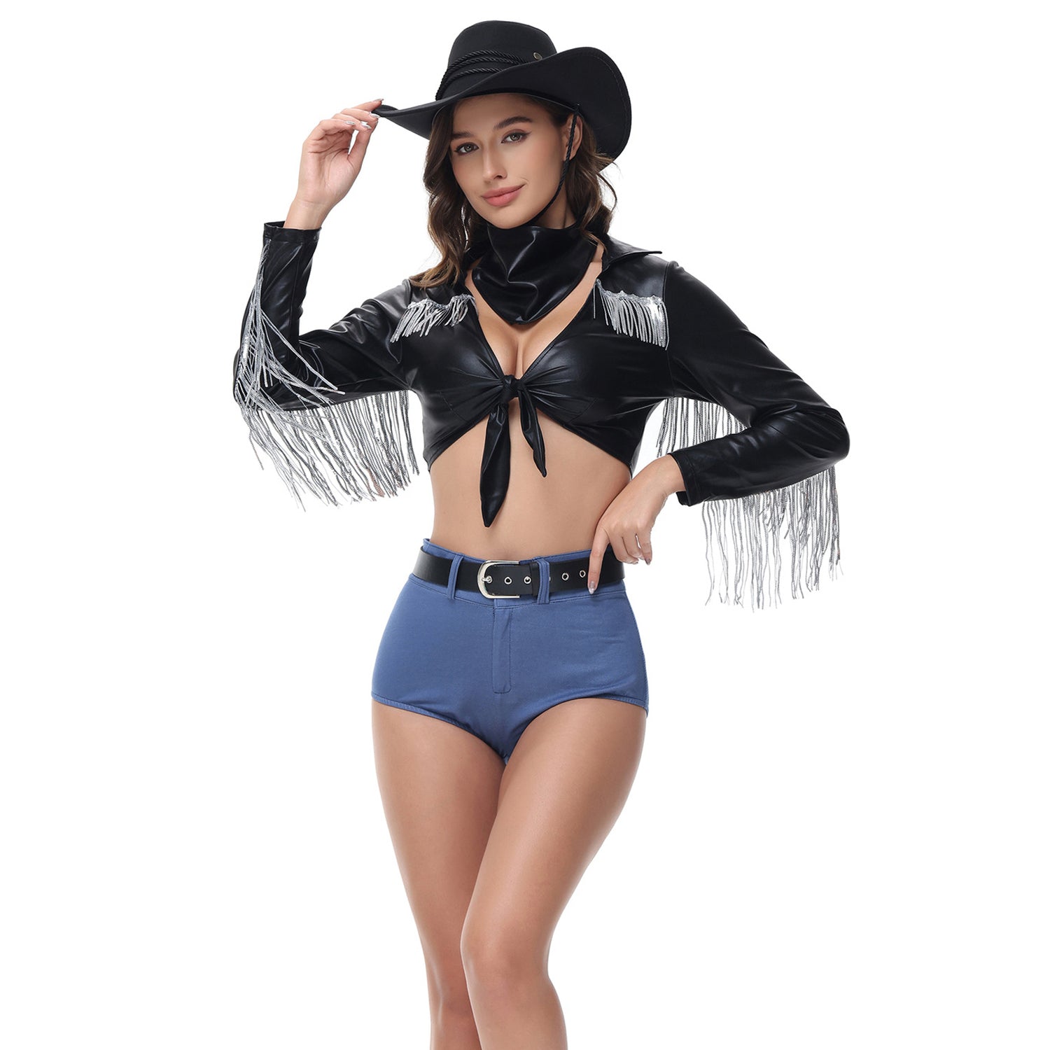 Costume de cowgirl Ride It Out Uniforme de DJ de boîte de nuit DS
