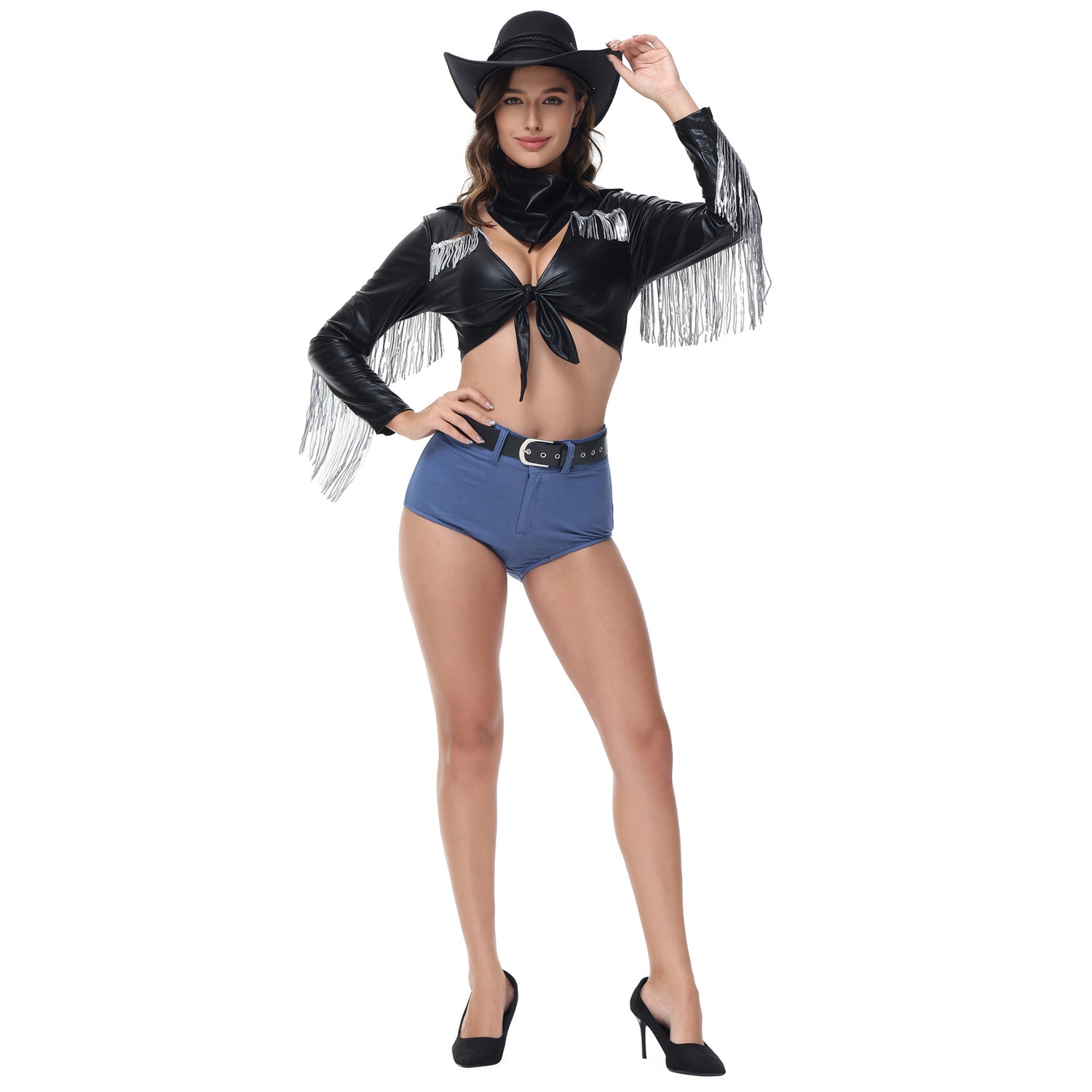Costume de cowgirl Ride It Out Uniforme de DJ de boîte de nuit DS