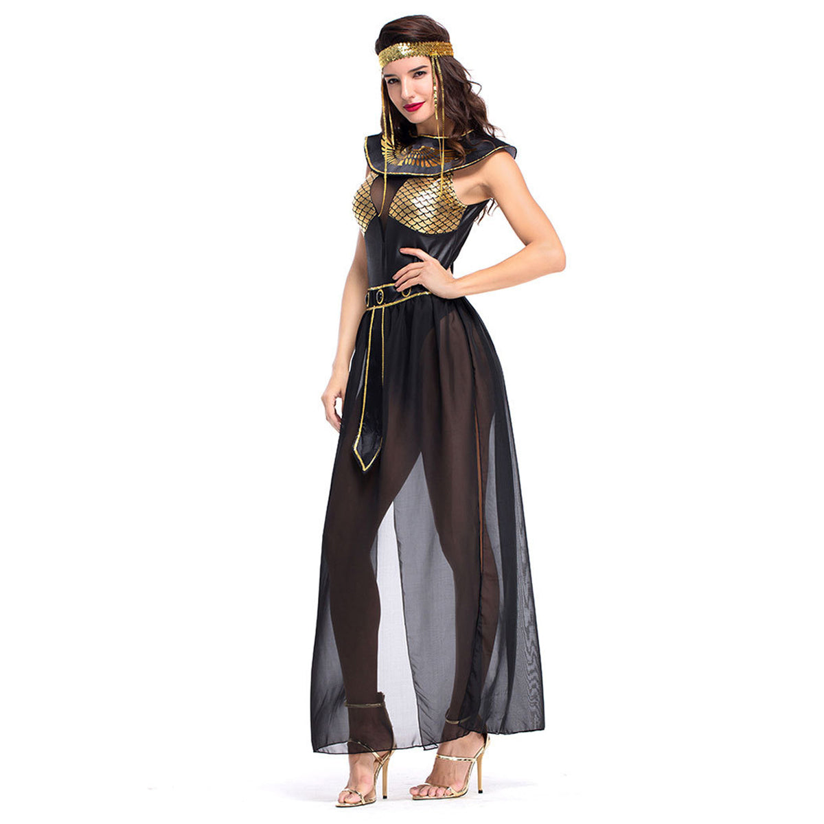 Costume de Pharaon Cléopâtre Cosplay Halloween