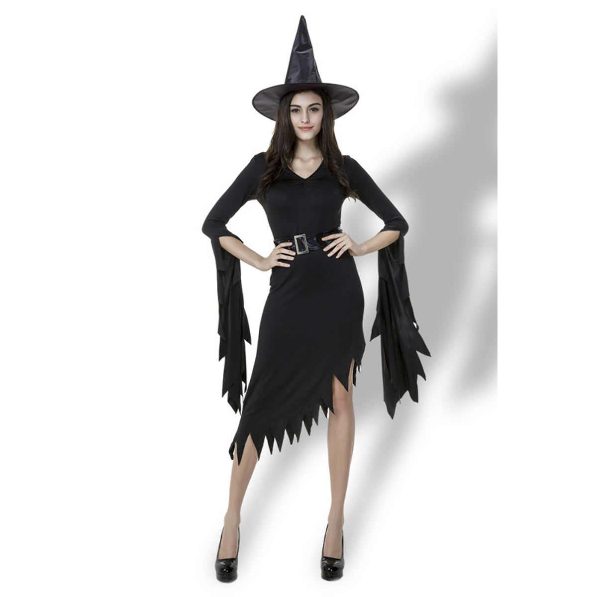 Costume de sorcière Wicky pour Halloween
