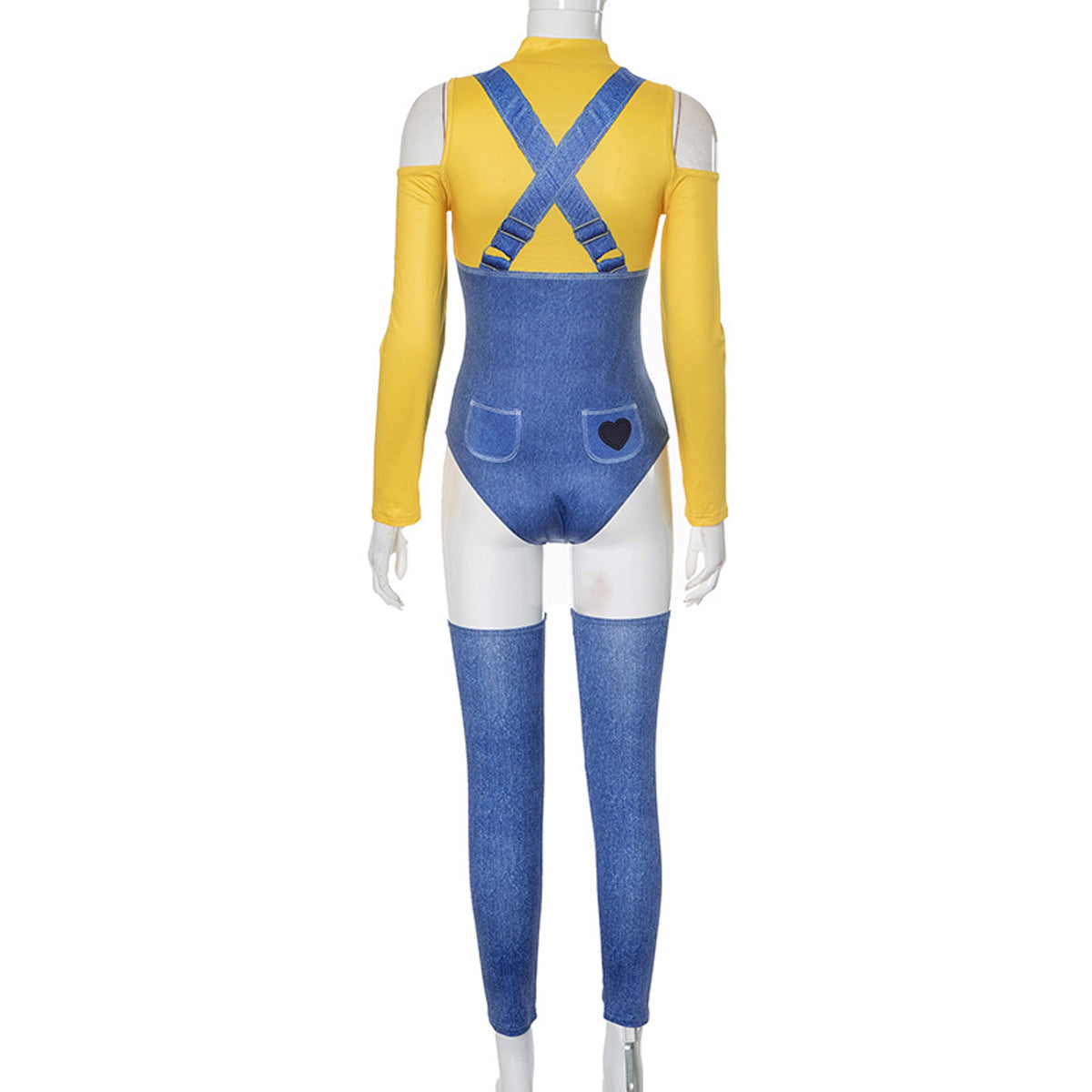 Costumes de personnage des Minions de Moi, Moche et Méchant pour femmes, tenue de boîte de nuit