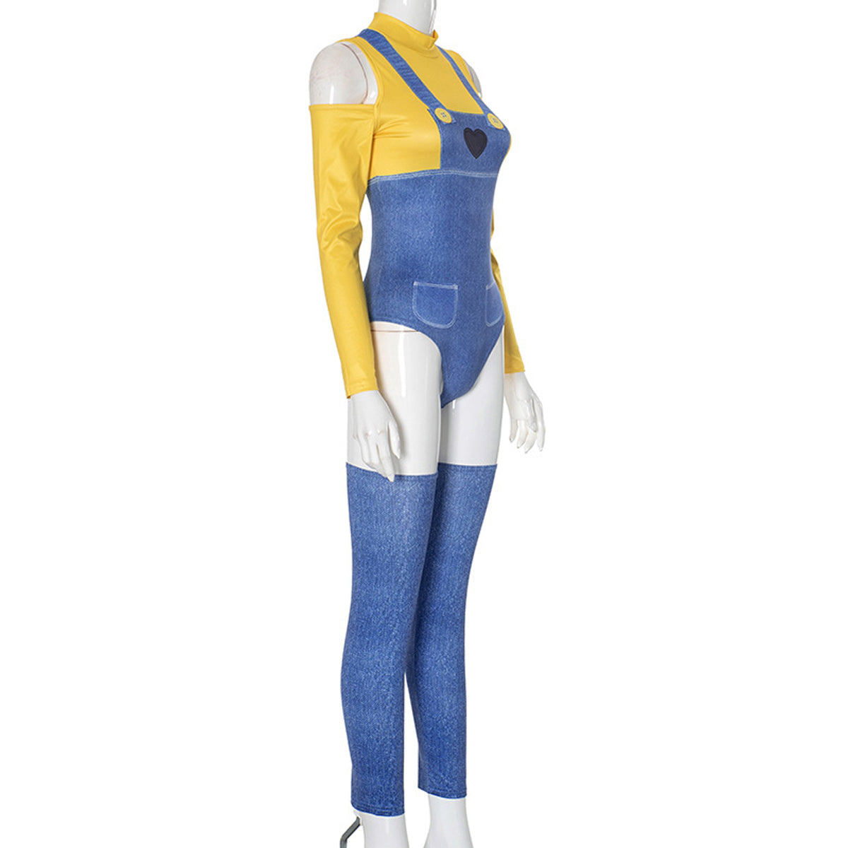 Costumes de personnage des Minions de Moi, Moche et Méchant pour femmes, tenue de boîte de nuit