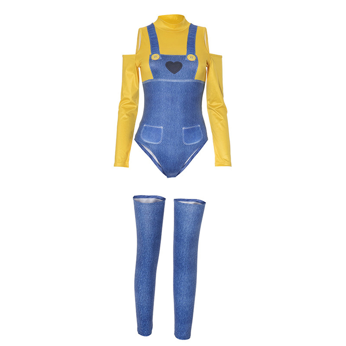Costumes de personnage des Minions de Moi, Moche et Méchant pour femmes, tenue de boîte de nuit