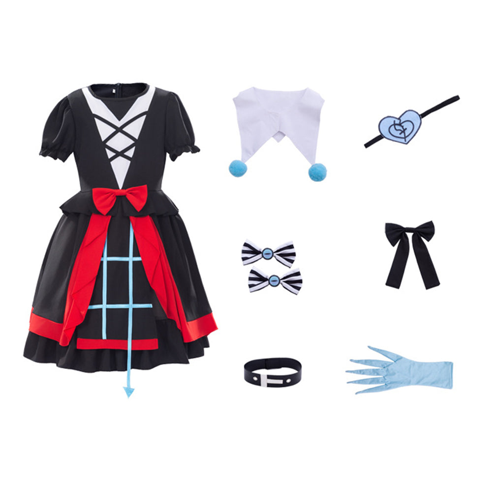 Costume de cosplay de fille muette Stella pour la fête du jeu Eggy