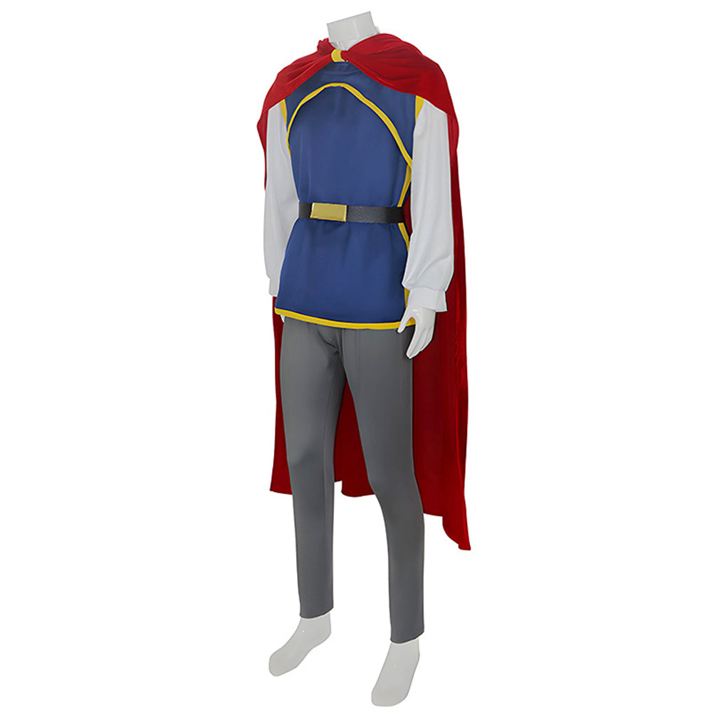 Costume de cosplay du prince Florian Blanche-Neige Carnaval pour adulte