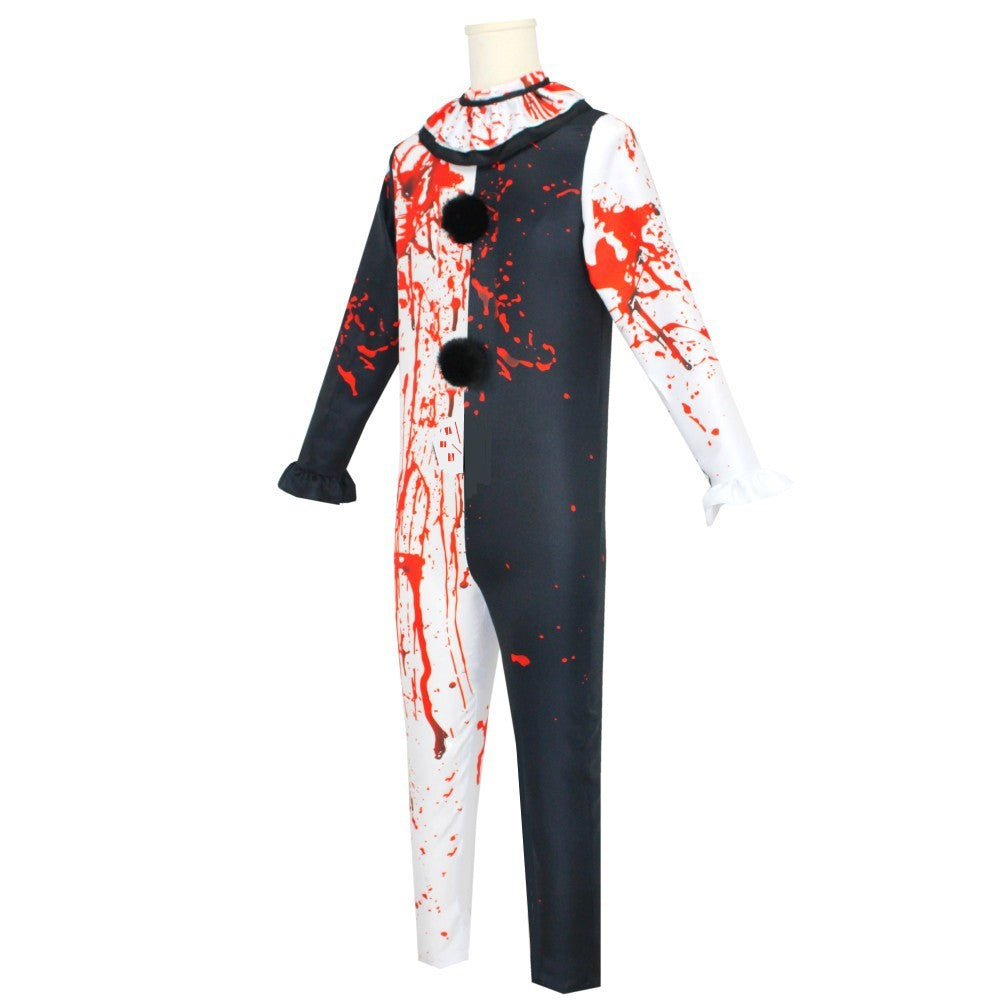 Terrifier 2 Art Le Clown Joker Costume de Cosplay Combinaison Halloween