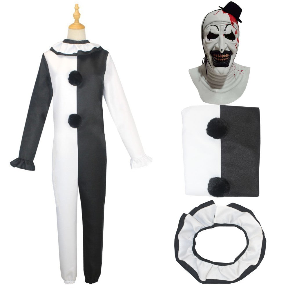 Terrifier 2 Art Le Clown Joker Costume de Cosplay Combinaison Halloween