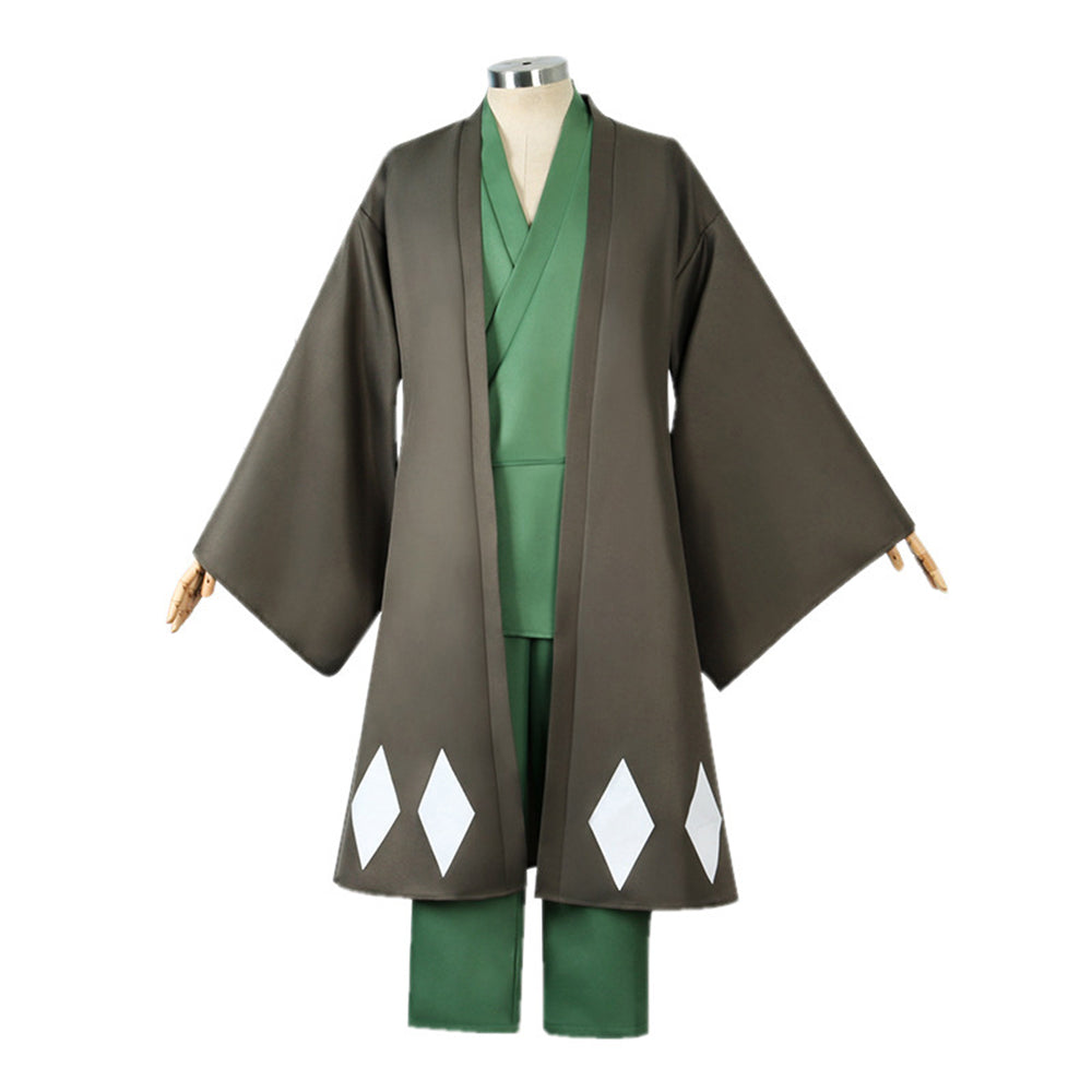 Costume de cosplay complet Bleach Urahara Kisuke avec chapeau