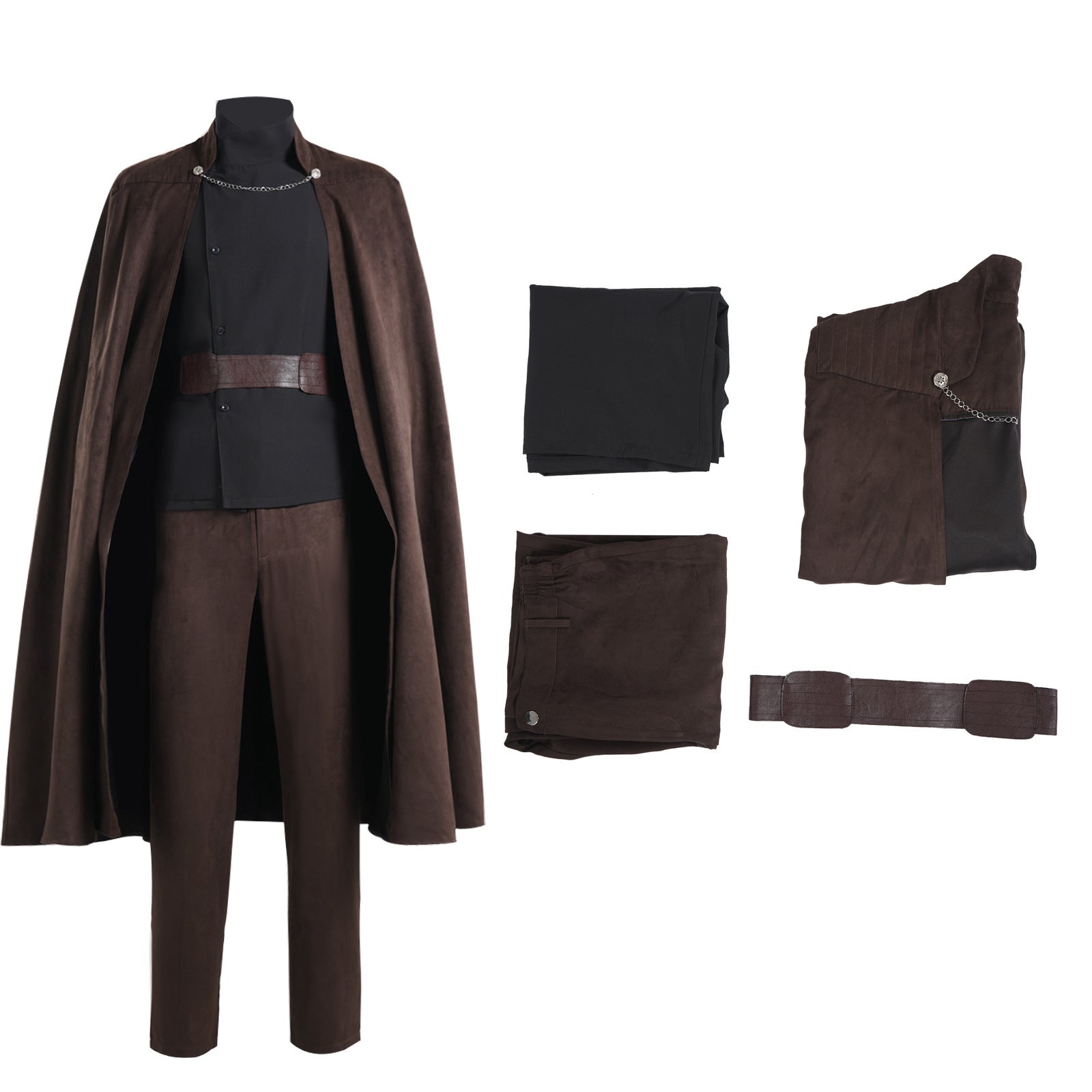 Costume Comte Dooku Star Wars Cosplay Halloween Ensemble Complet