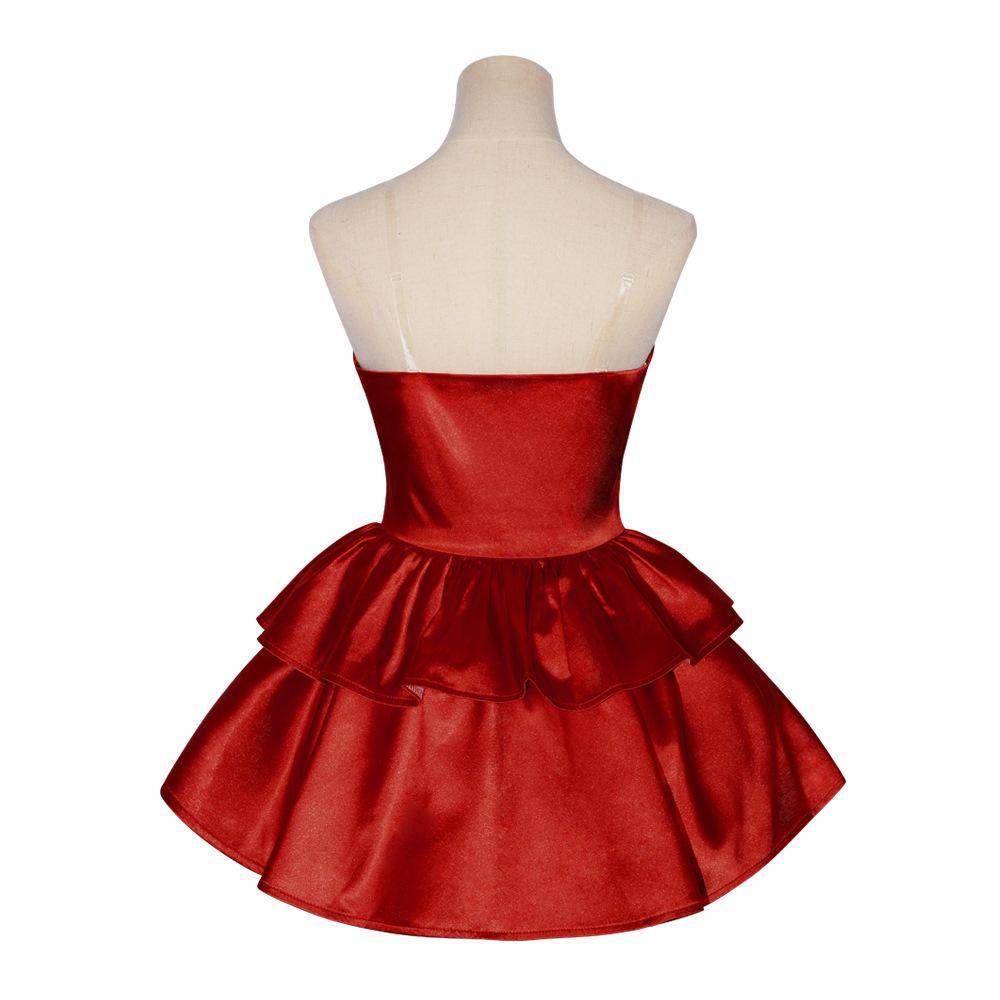70s Perfect Blue Mima Kirigoe Cosplay Costume Red and Pink Dresses for Women - Ecosfun
