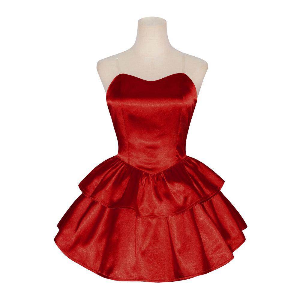 70s Perfect Blue Mima Kirigoe Cosplay Costume Red and Pink Dresses for Women - Ecosfun