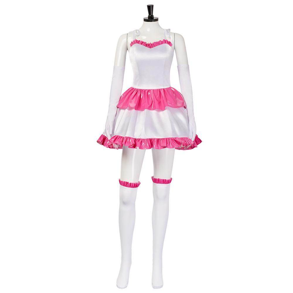 70s Perfect Blue Mima Kirigoe Cosplay Costume Red and Pink Dresses for Women - Ecosfun
