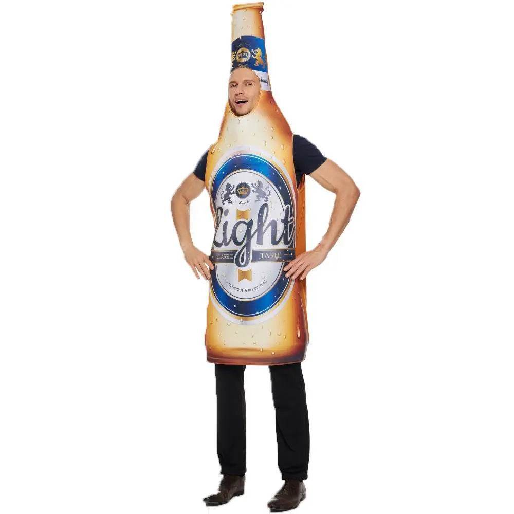 Adult beer bottle Oktoberfest Funny Novelty Halloween Cosplay Costume - Ecosfun