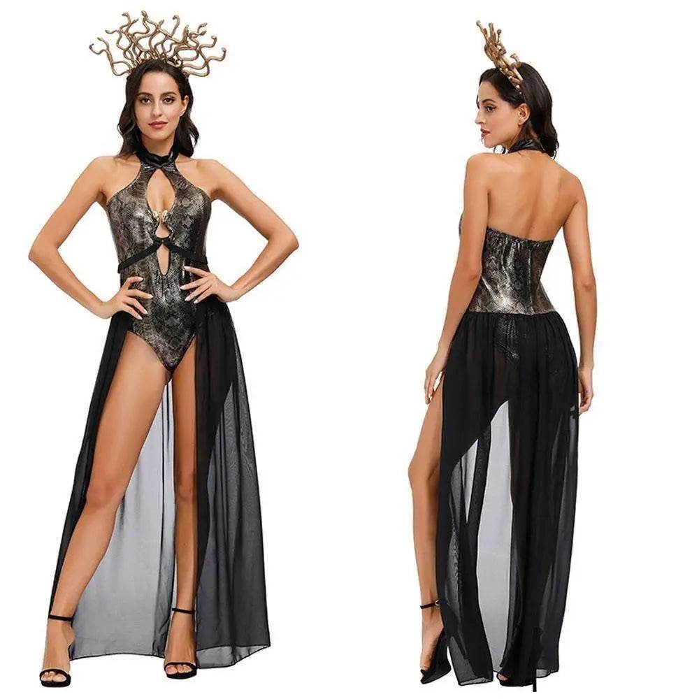 Ancient Greek Goddess Medusa Halloween costume - Ecosfun