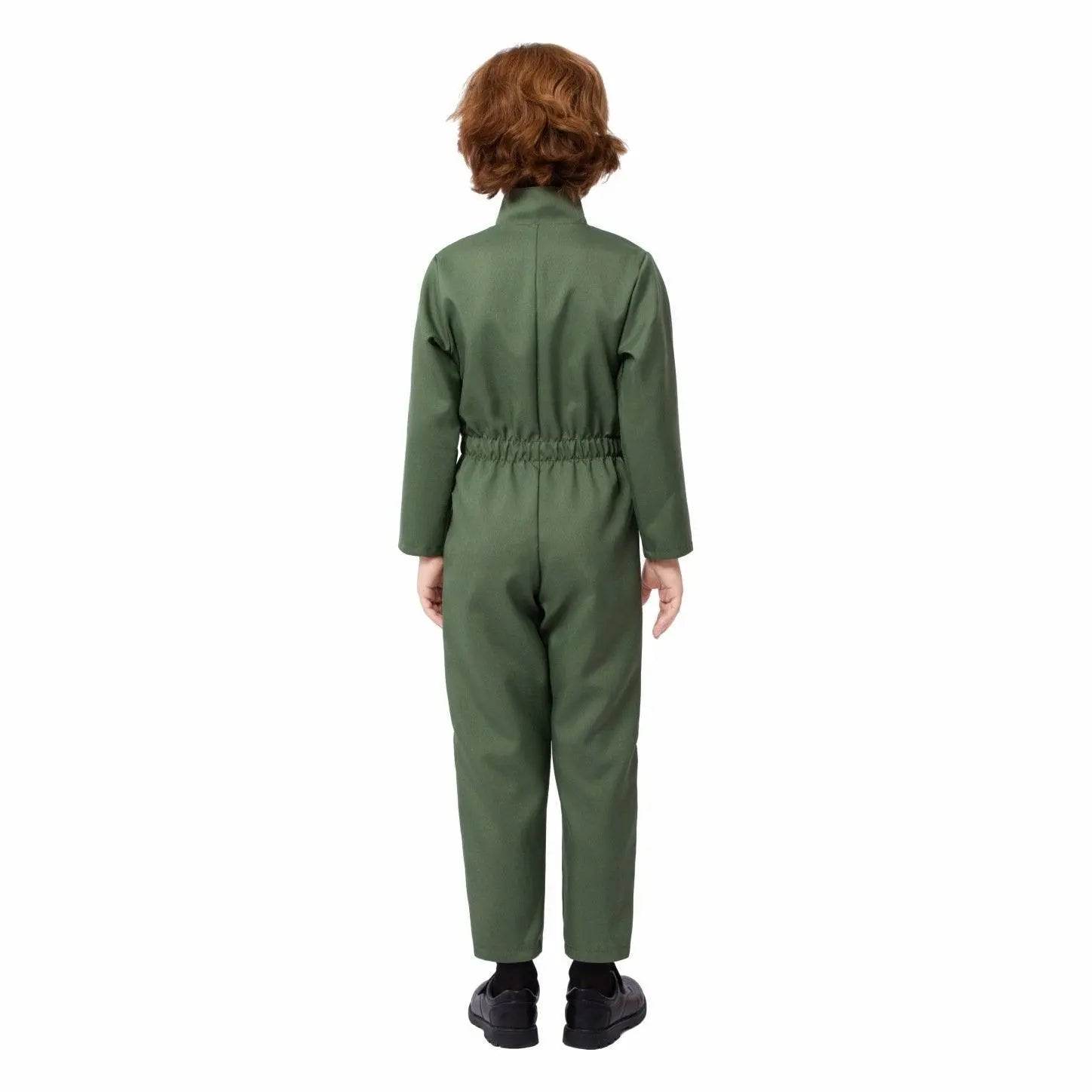 Children's Fighter Pilot Costume Halloween Carnival and Kindergarten Performance Jumpsuit - Ecosfun