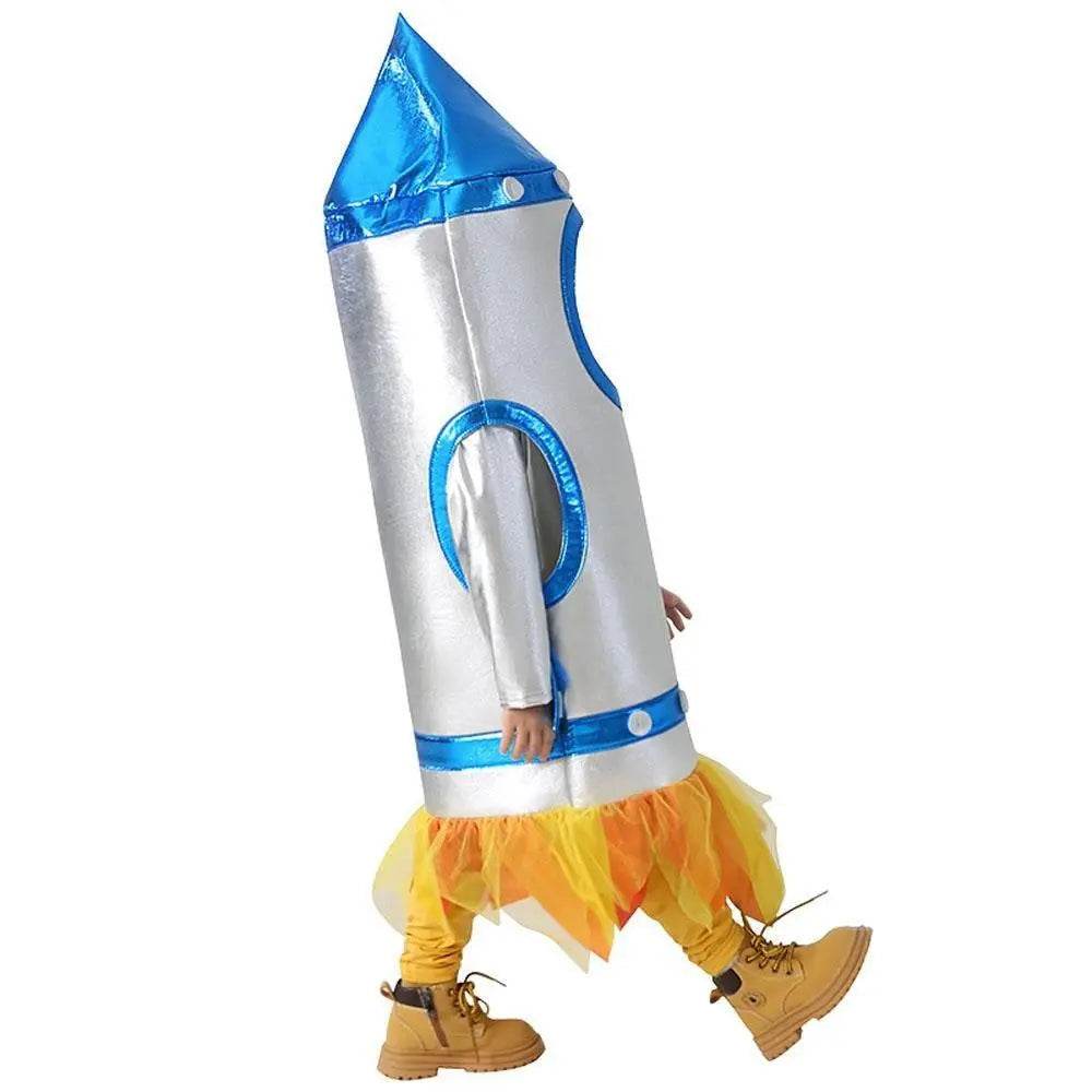 Children's Rocket Astronaut Costume Space Stage Outfit for Kindergarten Performances - Ecosfun