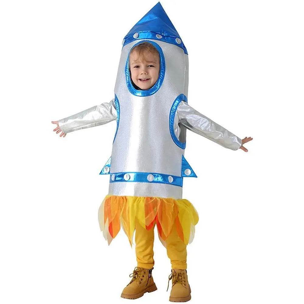 Children's Rocket Astronaut Costume Space Stage Outfit for Kindergarten Performances - Ecosfun