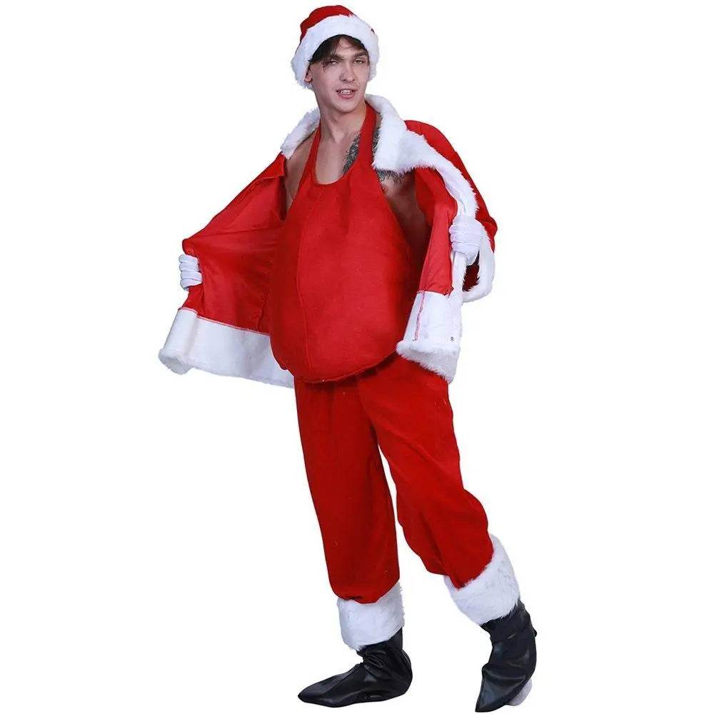 Christmas Costume Accessories Santa Claus Fake Belly Props Unisex - Ecosfun