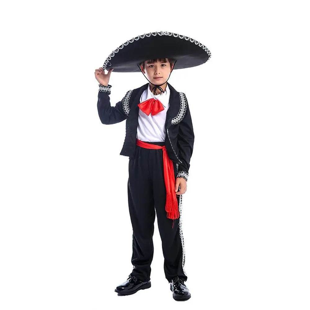 Day of the Dead Mariachi Amigo Kids Party Fancy Cosplay Costume - Ecosfun