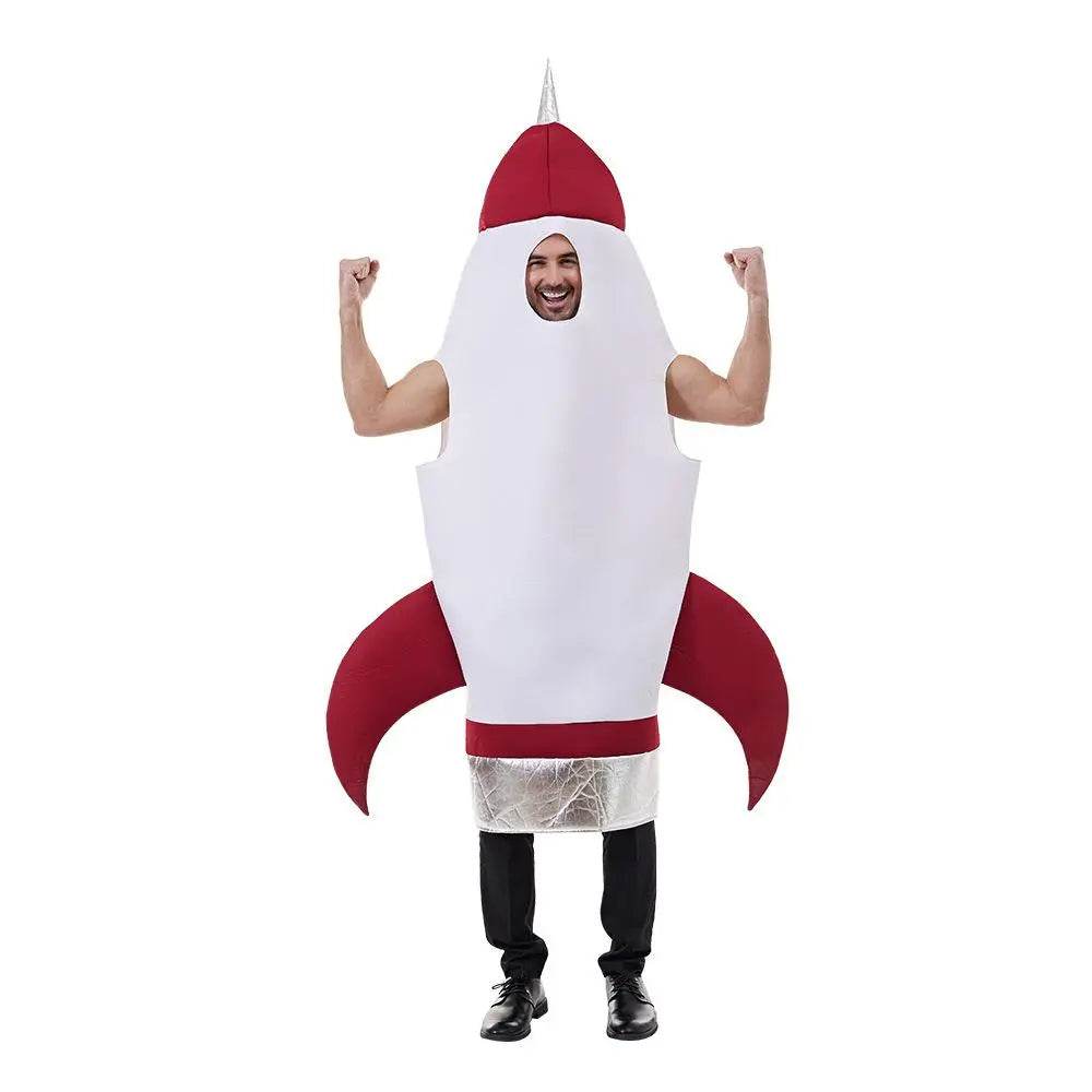 Fancy Dress Space Rocket Inflatable Costume Jumpsuit for Adults Outfit Halloween - Ecosfun