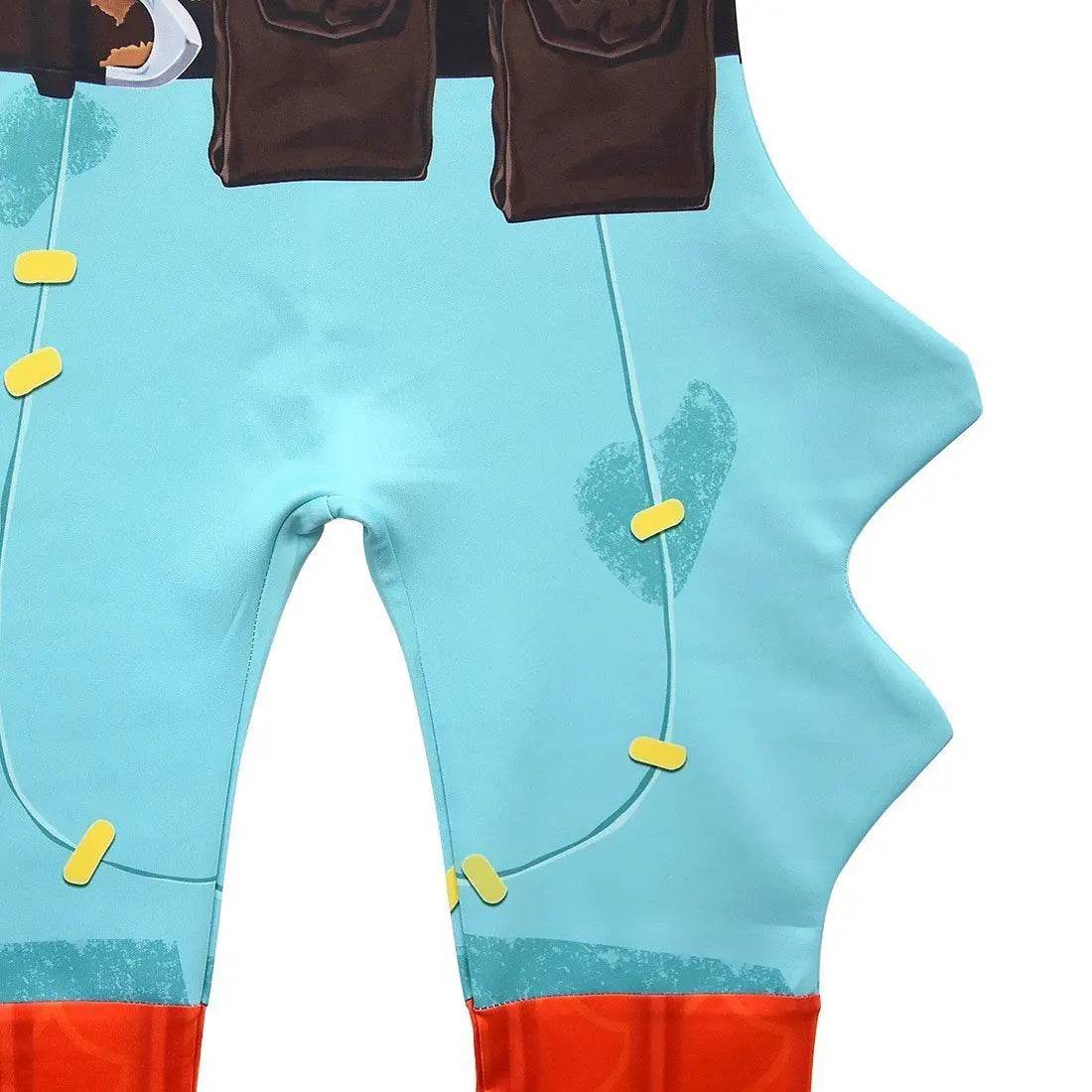 Fortnite Fishstick Cosplay Halloween Costumes Fish Jumpsuit - Ecosfun