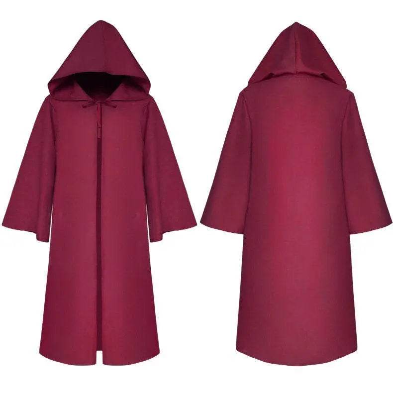 Halloween Medieval Bleach Cloak Cosplay Star War Jedi Knight Anakin Costumes for Adult - Ecosfun