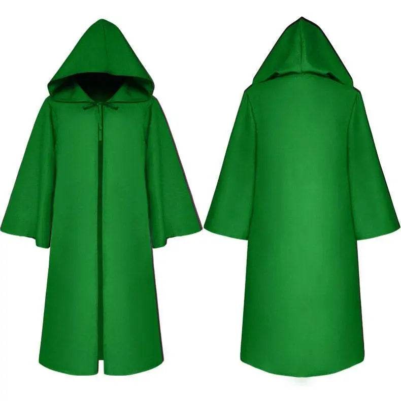Halloween Medieval Bleach Cloak Cosplay Star War Jedi Knight Anakin Costumes for Adult - Ecosfun