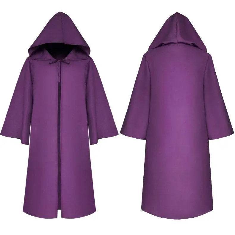 Halloween Medieval Bleach Cloak Cosplay Star War Jedi Knight Anakin Costumes for Adult - Ecosfun