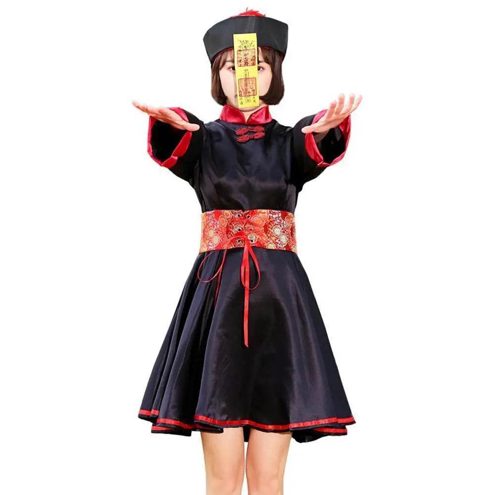 Halloween Qing Dynasty zombie cosplay costumes for Mom and Me - Ecosfun