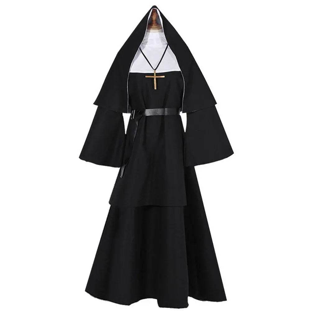 Halloween The ghost nun cosplay priest costume costumes - Ecosfun