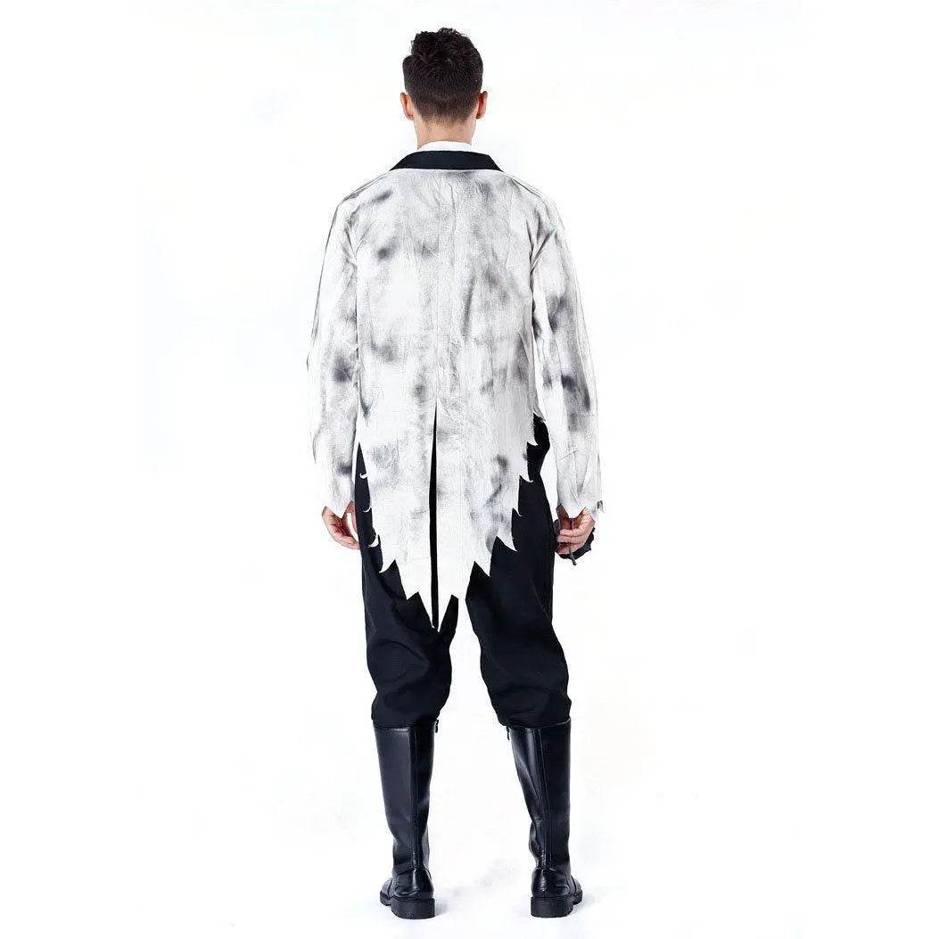 Horror Ghost Bride Couples Costume Halloween Outfits Cosplay Party Carnival - Ecosfun