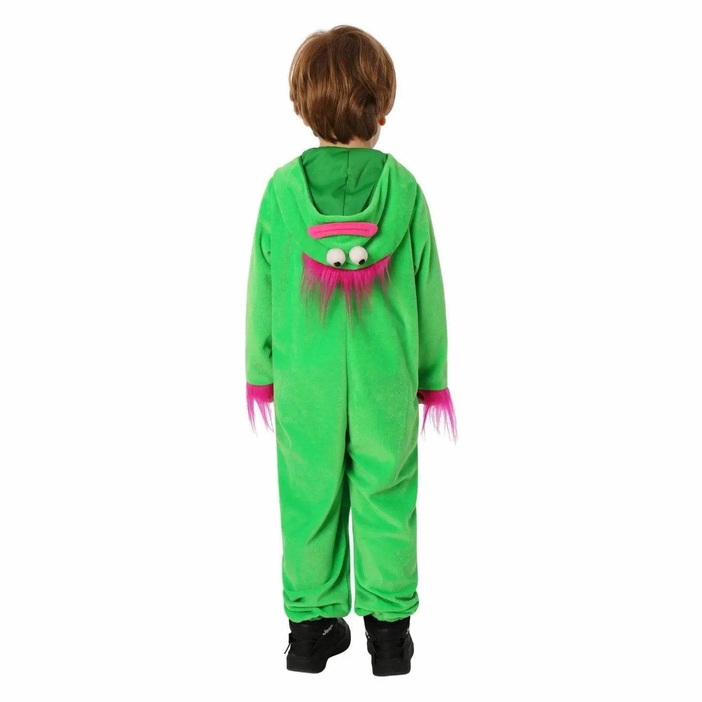Kids Green Ugly Doll Jumpsuit Party Cosplay Costumes Halloween - Ecosfun