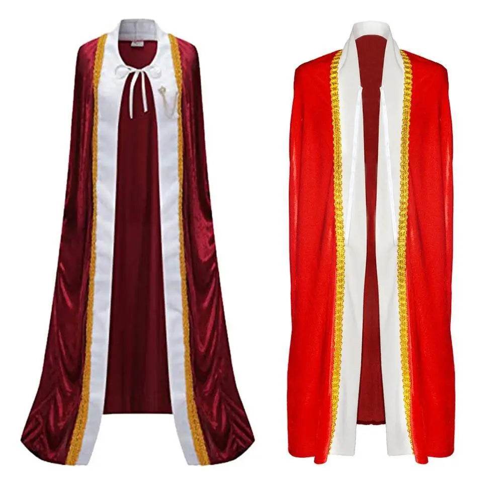 King Queen Prince Vintage Cosplay Costumes Cloak For Adult - Ecosfun