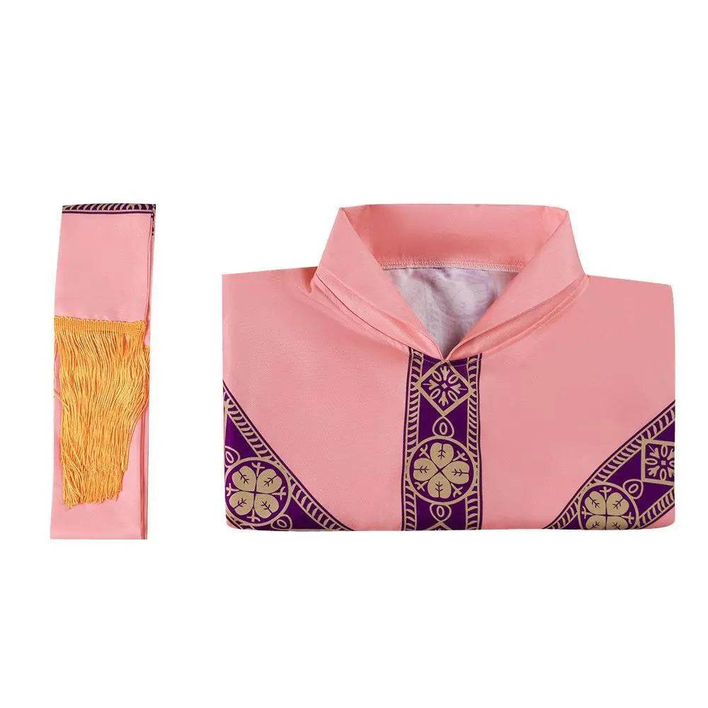 Medieval Cloak Spliced Priest Uniform Cosplay Costume Outfits Halloween Carnival Suit - Ecosfun