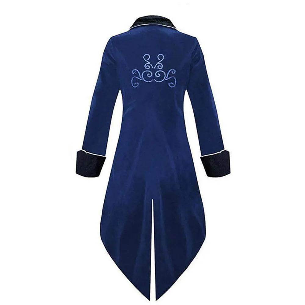 Medieval Steampunk Tailcoat Halloween Costumes Vampire Gothic Jackets Vintage Coat For Men - Ecosfun