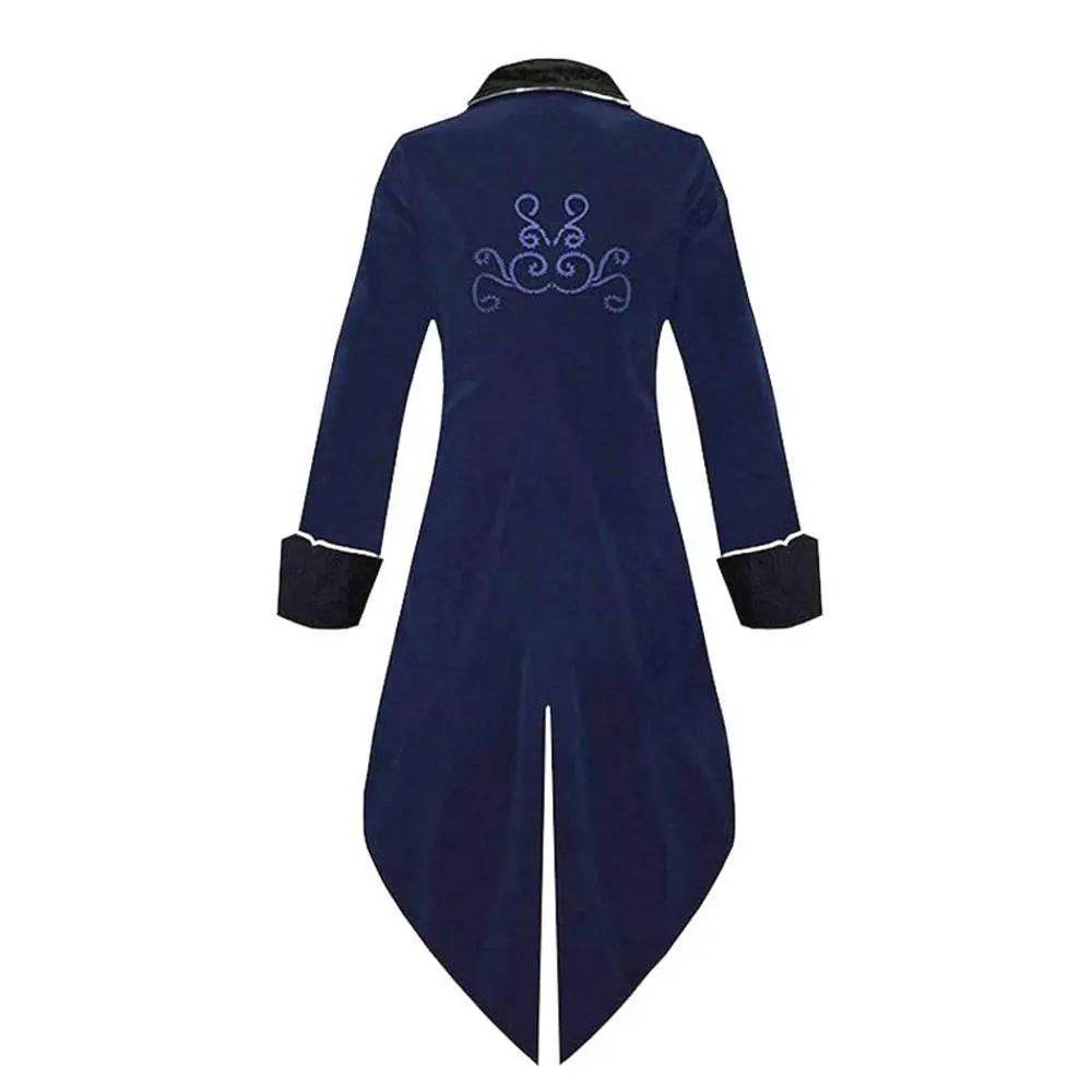 Medieval Steampunk Tailcoat Halloween Costumes Vampire Gothic Jackets Vintage Coat For Men - Ecosfun