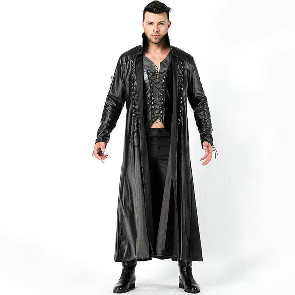 Men Vampire Cosplay Costume for Halloween Party Stage Performance - Ecosfun
